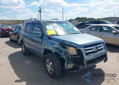 2006 Honda Pilot Ex z USA, uszkodzony, nr VIN 2HKYF18476H555537
